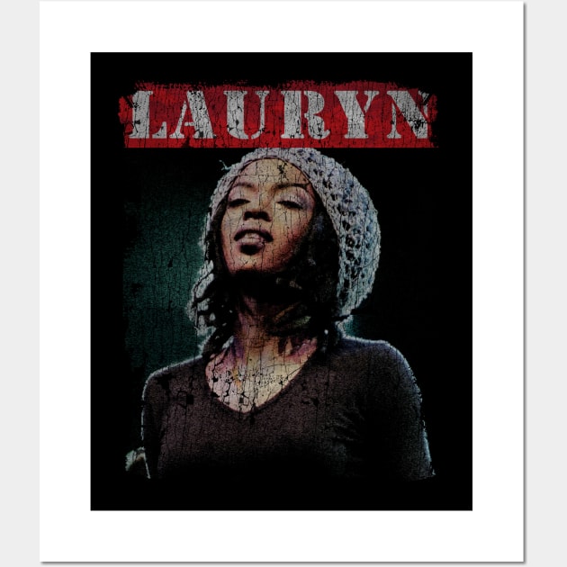 TEXTURE ART - Lauryn Hill Wall Art by ZiziVintage